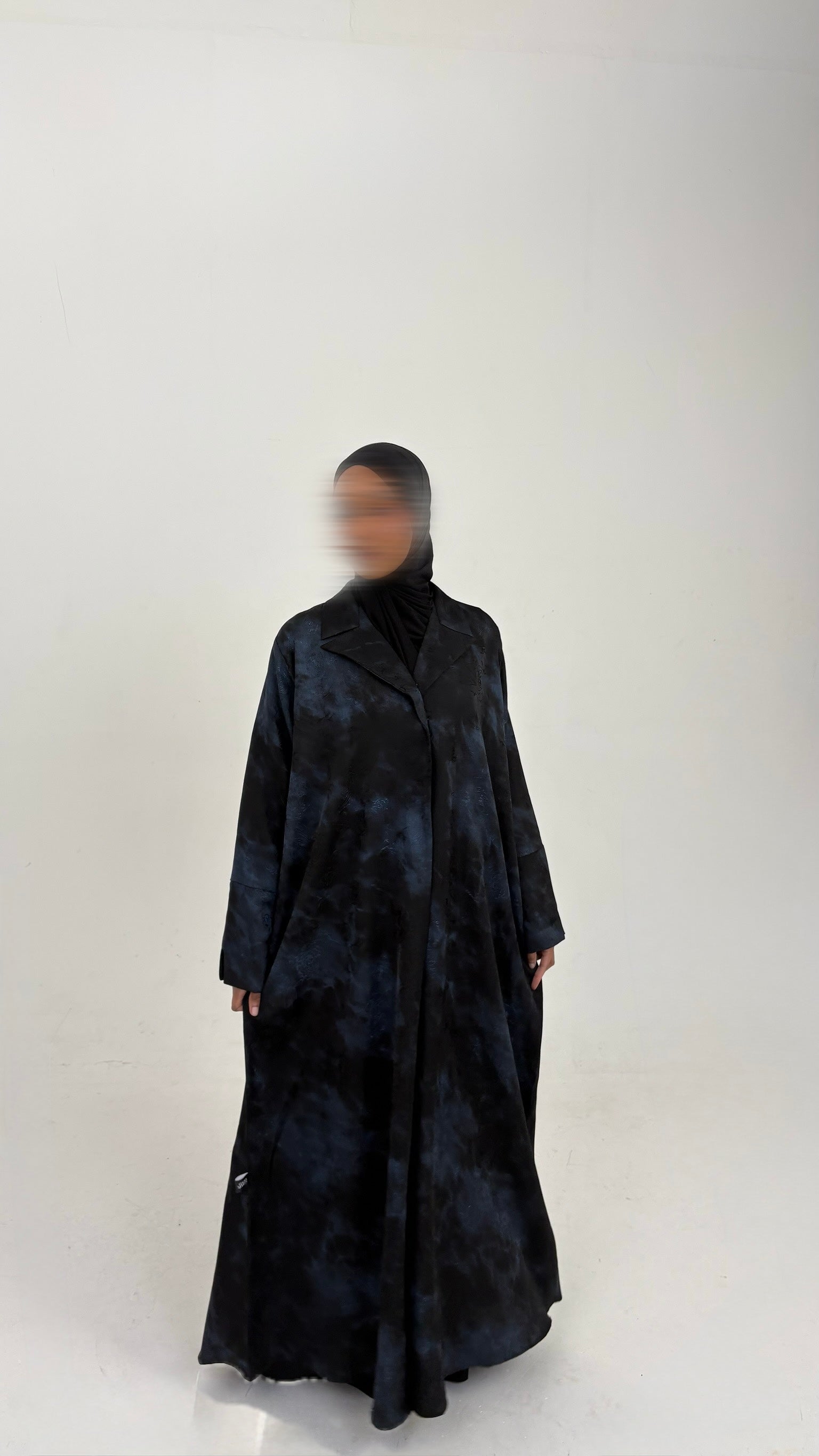 Midnight Blue Blazer Abaya