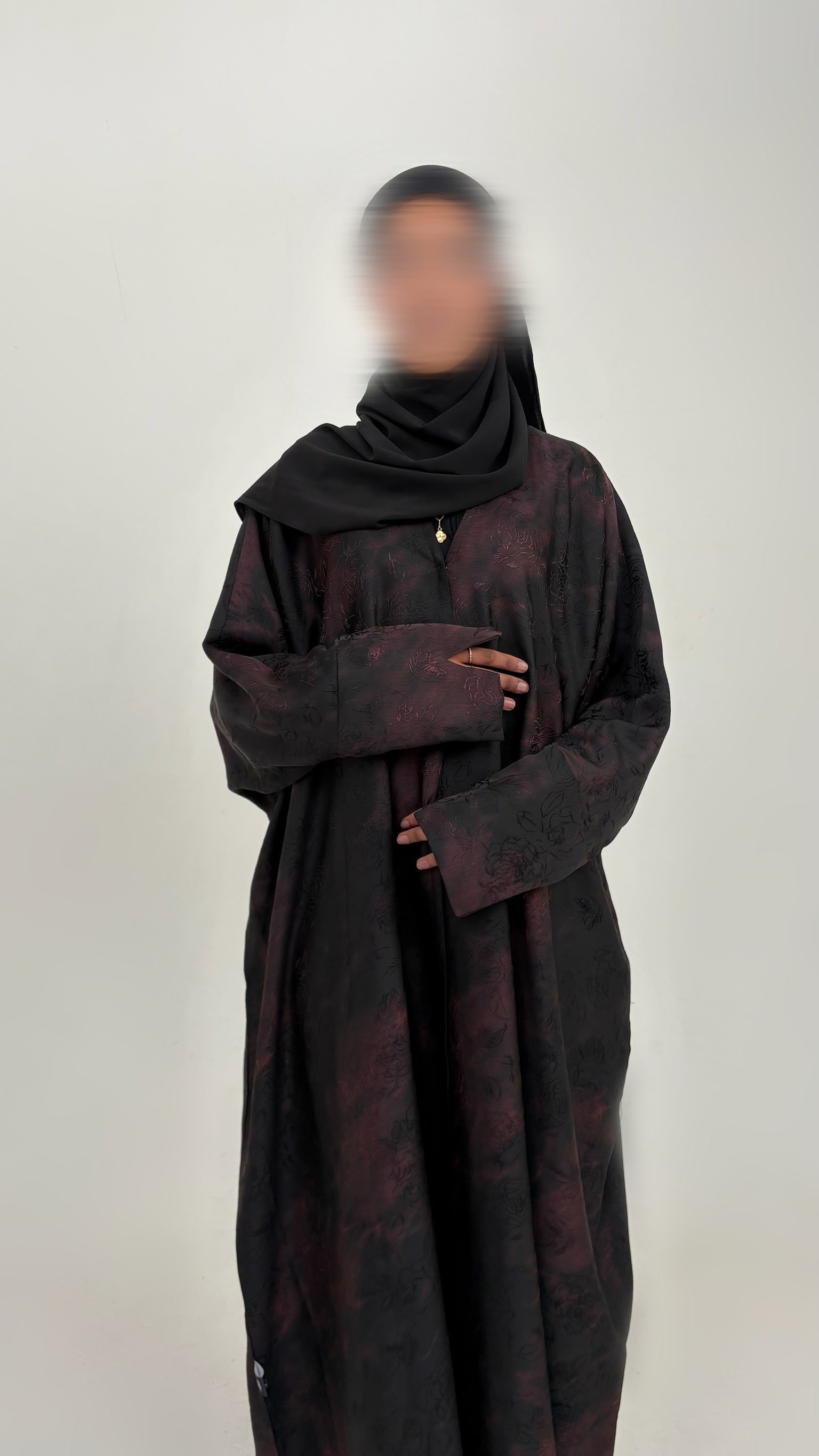 Ruby Open Abaya