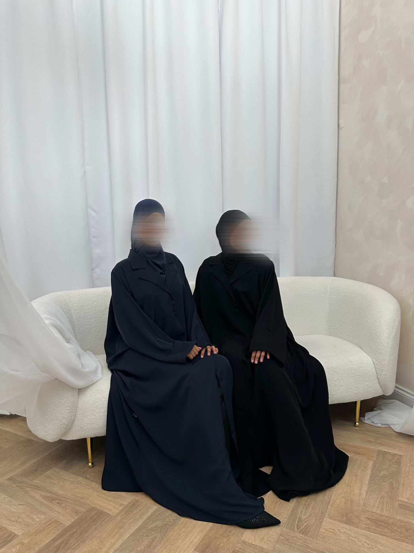 Blazer Abaya- Navy Blue
