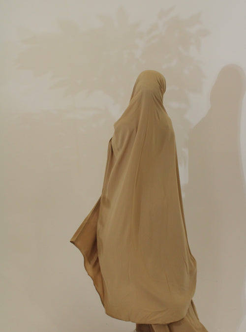 Two piece jilbab - Cream
